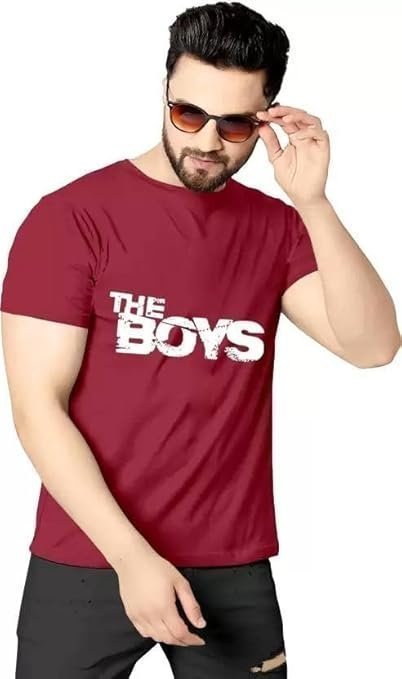 REVIZO Men Tshirt, Half Sleeves, Light Weight, Comfortable T-Shirt for Men