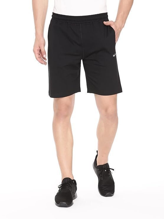 Pepe Jeans Men's Cotton Boxer Shorts Regular Fit Solid Shorts (Pack of 1)