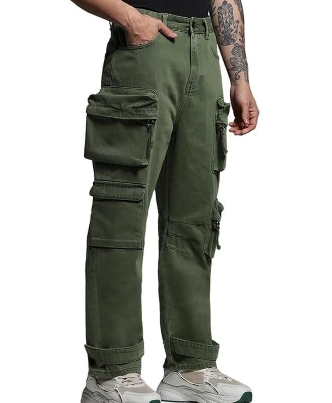 AACK & JONES Men's Loose Jeans