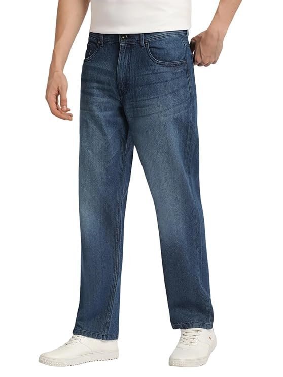 London Hills Men Jeans || Relaxed Pants || Denim Baggy Jeans